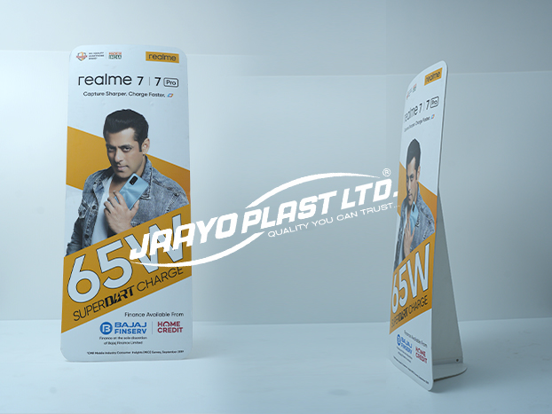 Printed PP point-of-sale standee