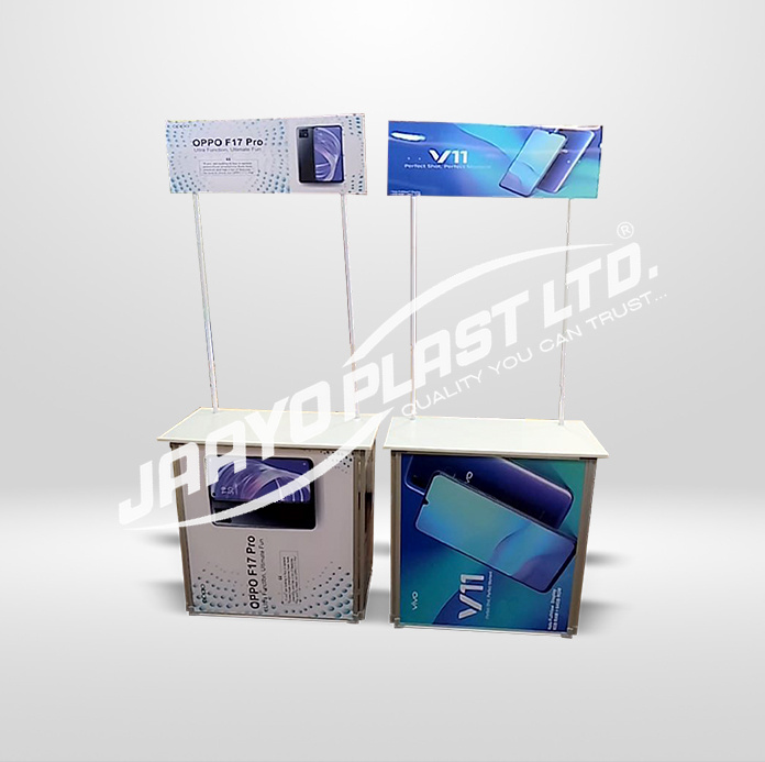 Printed promotional demonstration counters
